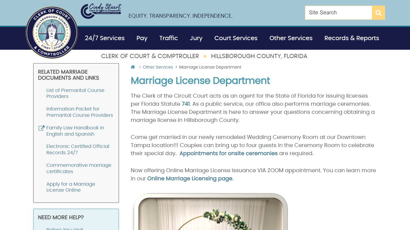 Marriage License | Hillsborough County Clerk